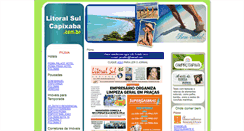 Desktop Screenshot of litoralsulcapixaba.com.br