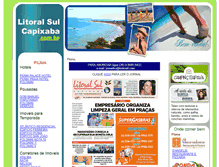 Tablet Screenshot of litoralsulcapixaba.com.br